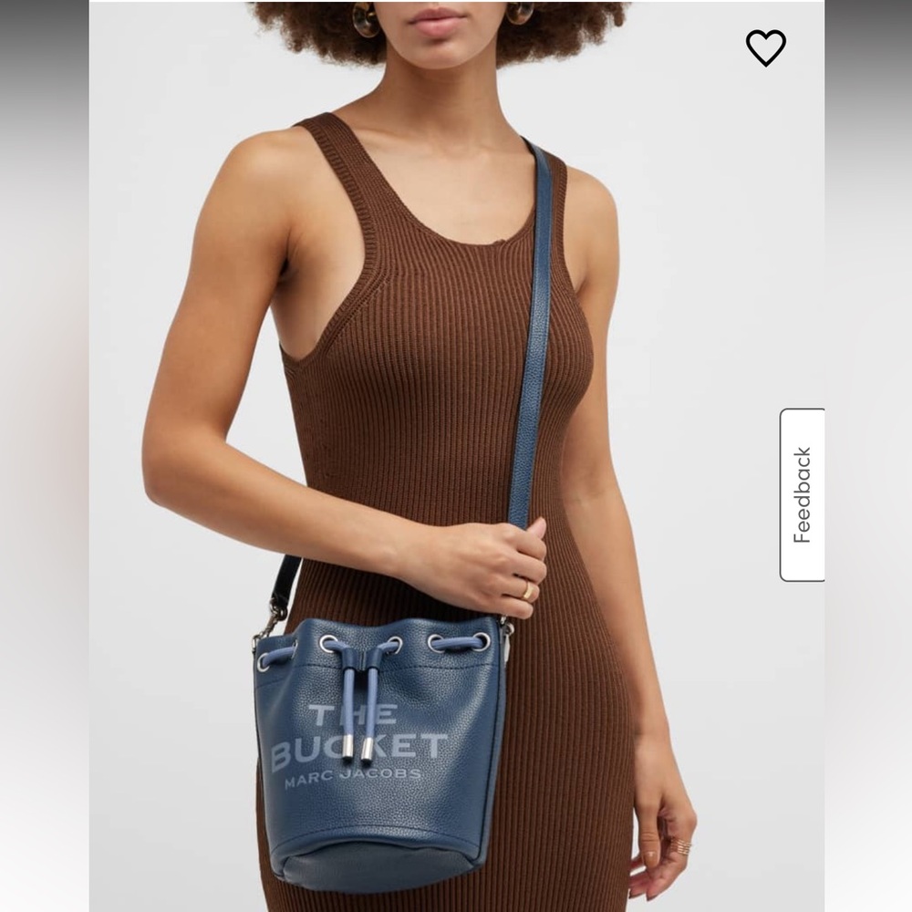 Marc Jacobs Bucket & Drawstring Navy Bucket Bag - Picture 4 of 16
